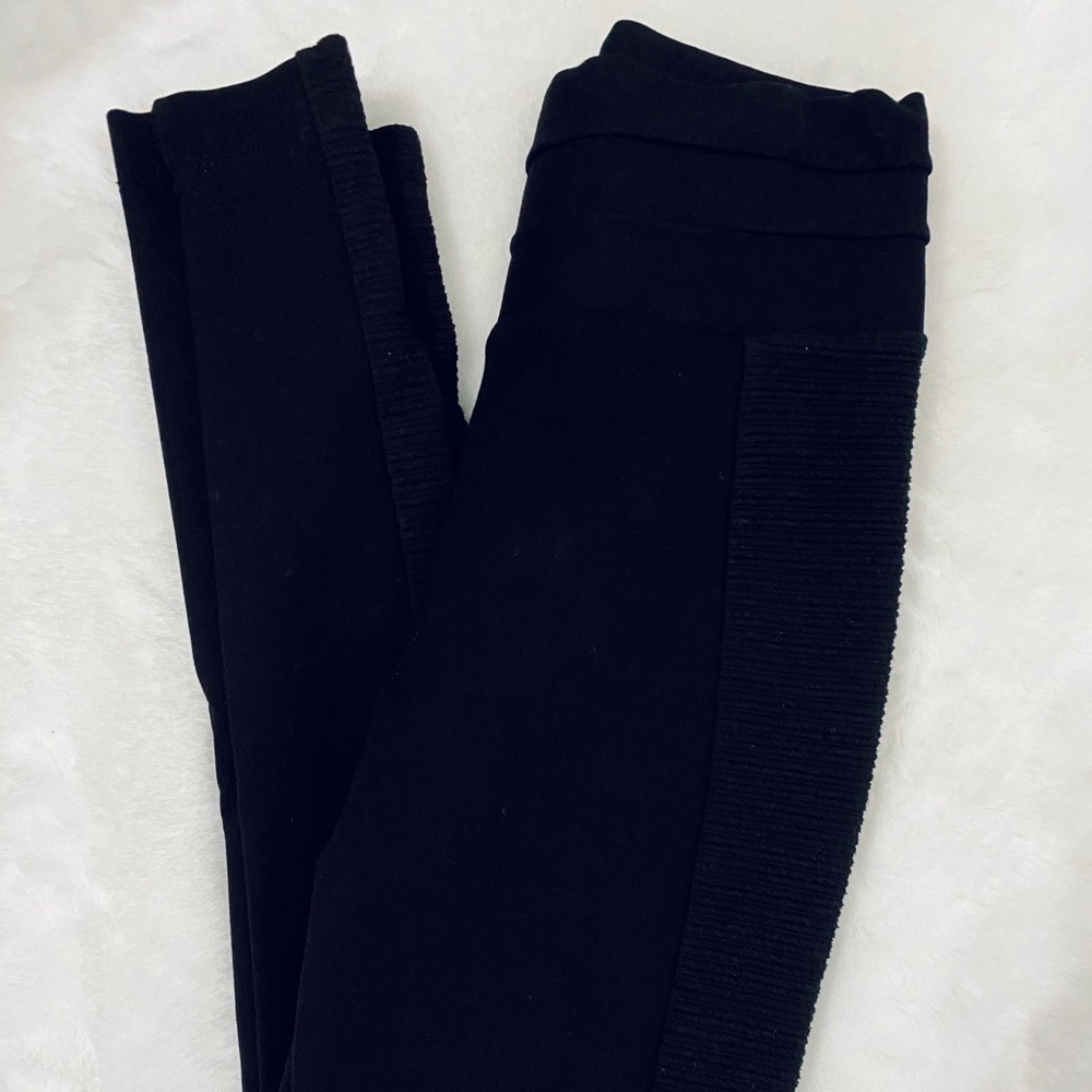 Zara Basic Collection High Rise Black Leggings
